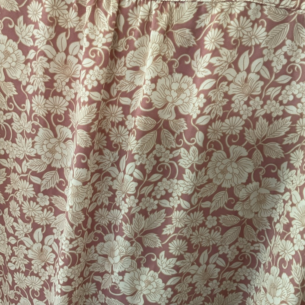🌸 Lauren Conrad LC Floral Button-Front Blouse – Size XXL - Picture 4 of 8